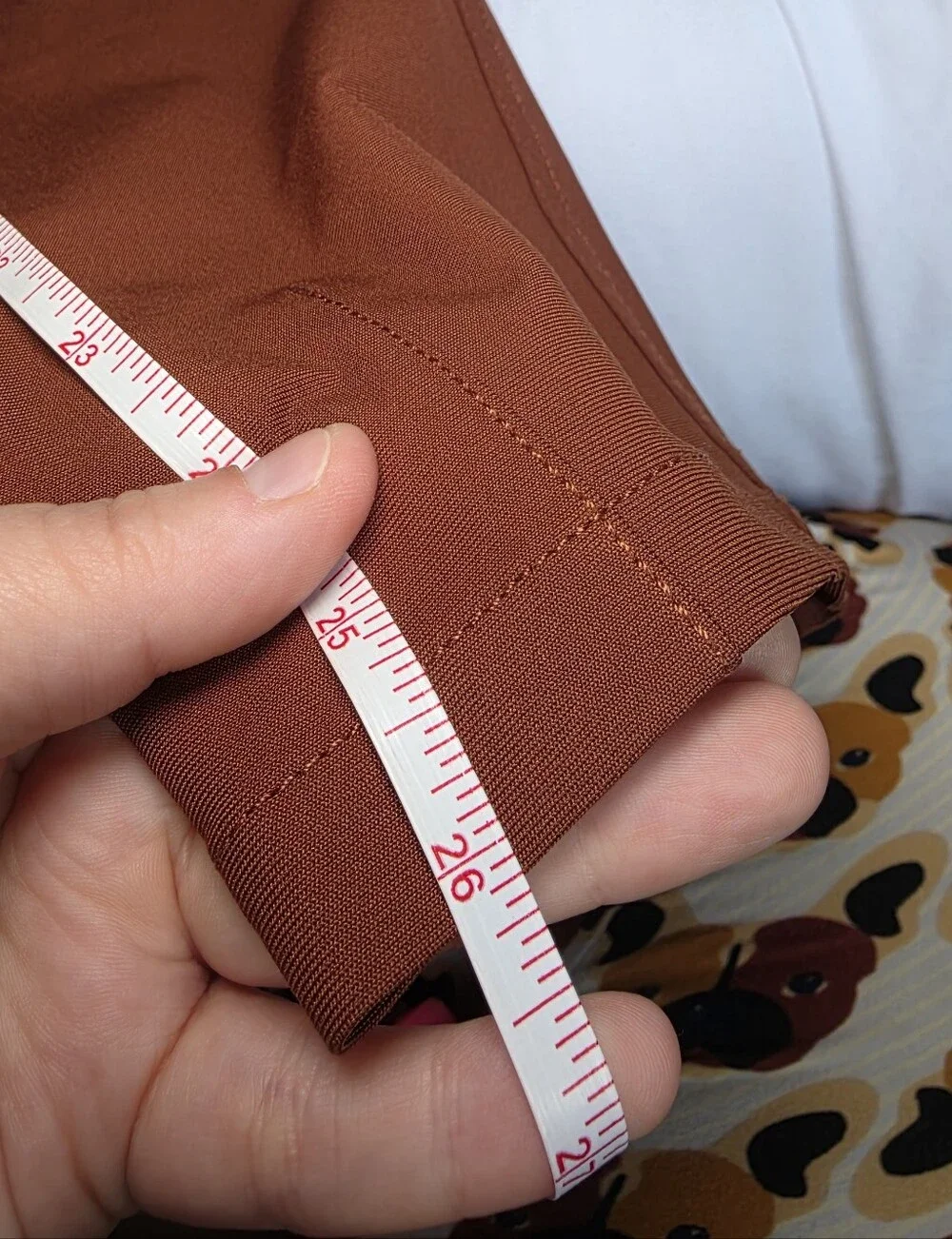 lululemon athletica Womens Burnt Orange Office Utility Skinny Pants Size 4